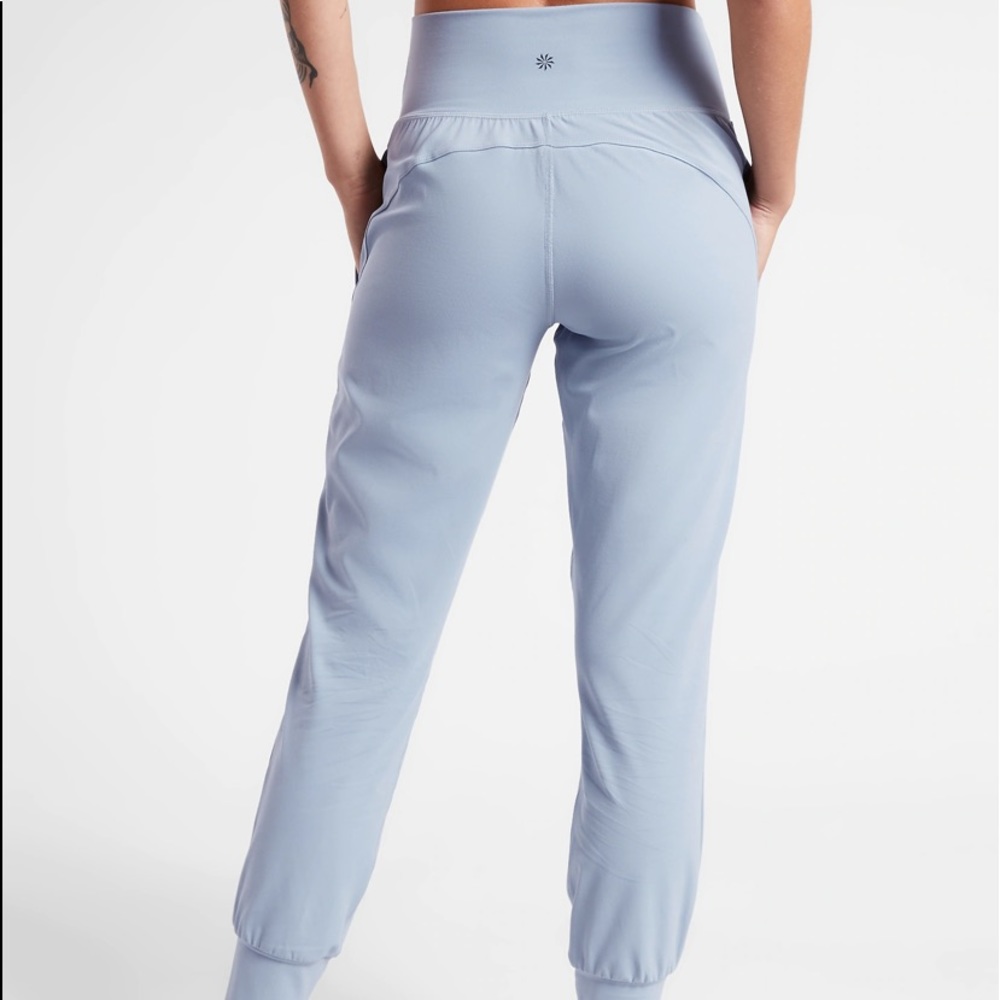 athleta light blue joggers!